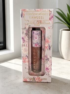 Lawless x LoveShackFancy Lip Gloss Forget The Filler Lip Plumping Gloss Floral